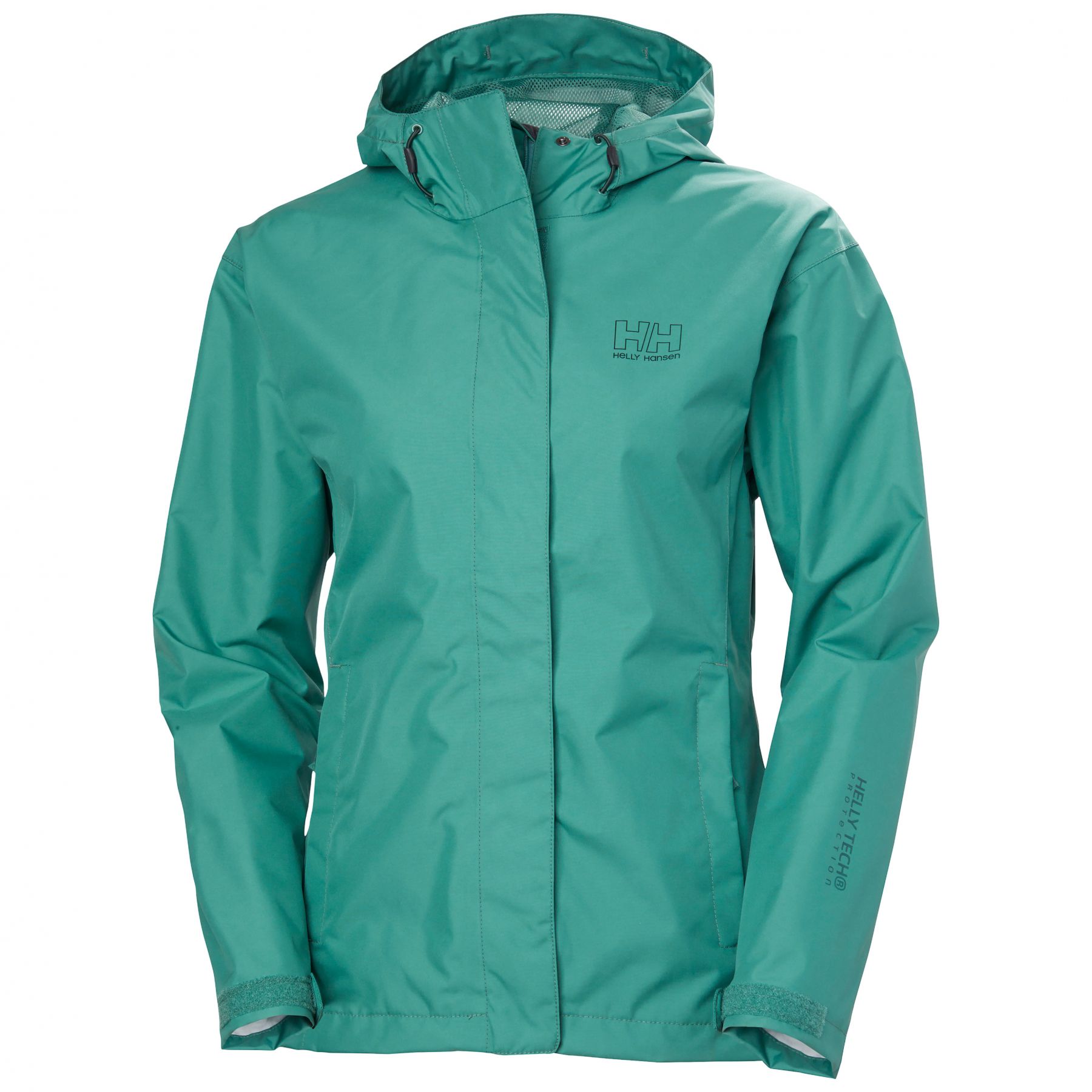 Helly Hansen Seven J, regnjakke, dame, grøn