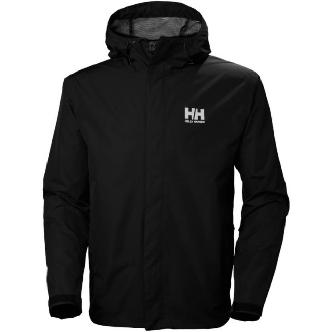 Helly Hansen Seven J, Regnjakke, herre, sort - DKK 544 - Spar 54%