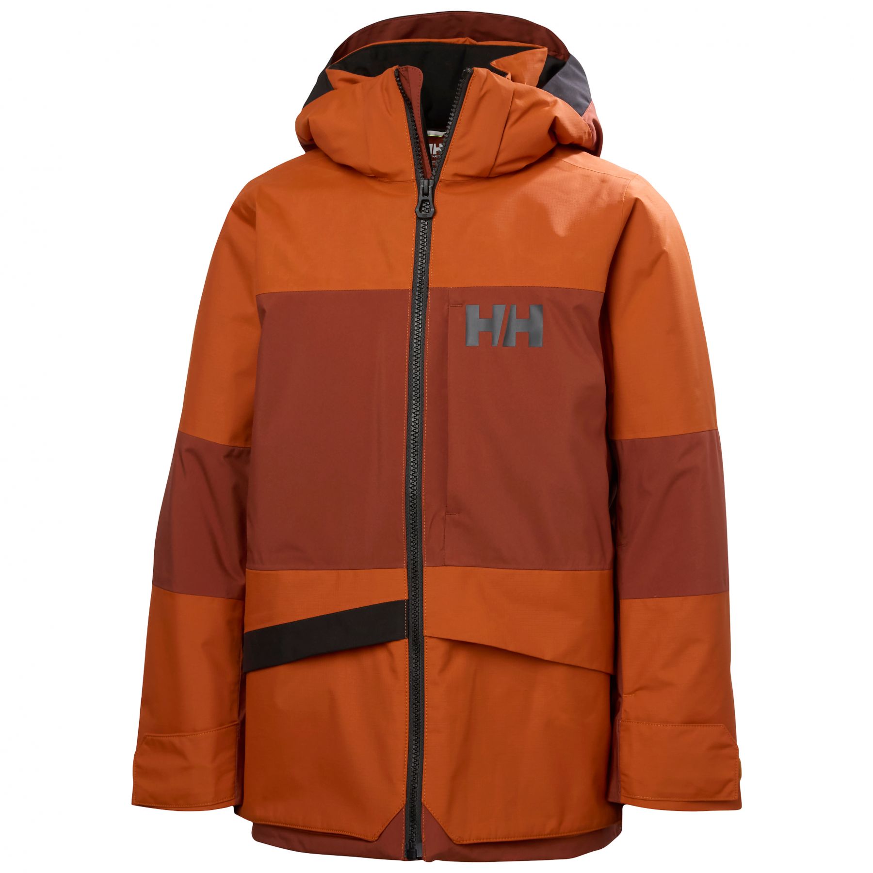 Helly Hansen Summit 2.0, skijakke, junior, brun billede