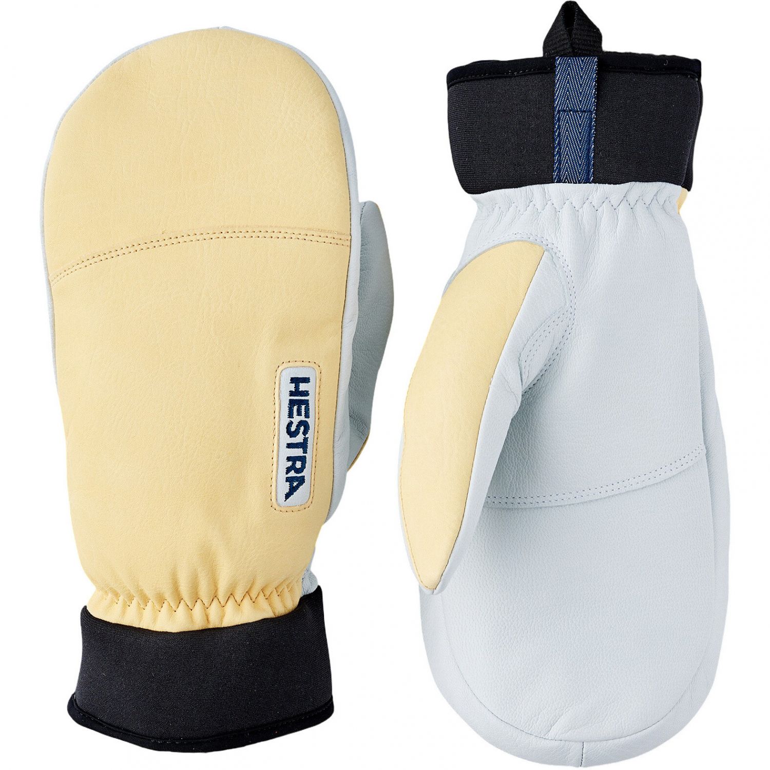 Hestra Army Leather Wool Terry, skiluffer, herre, gul billede