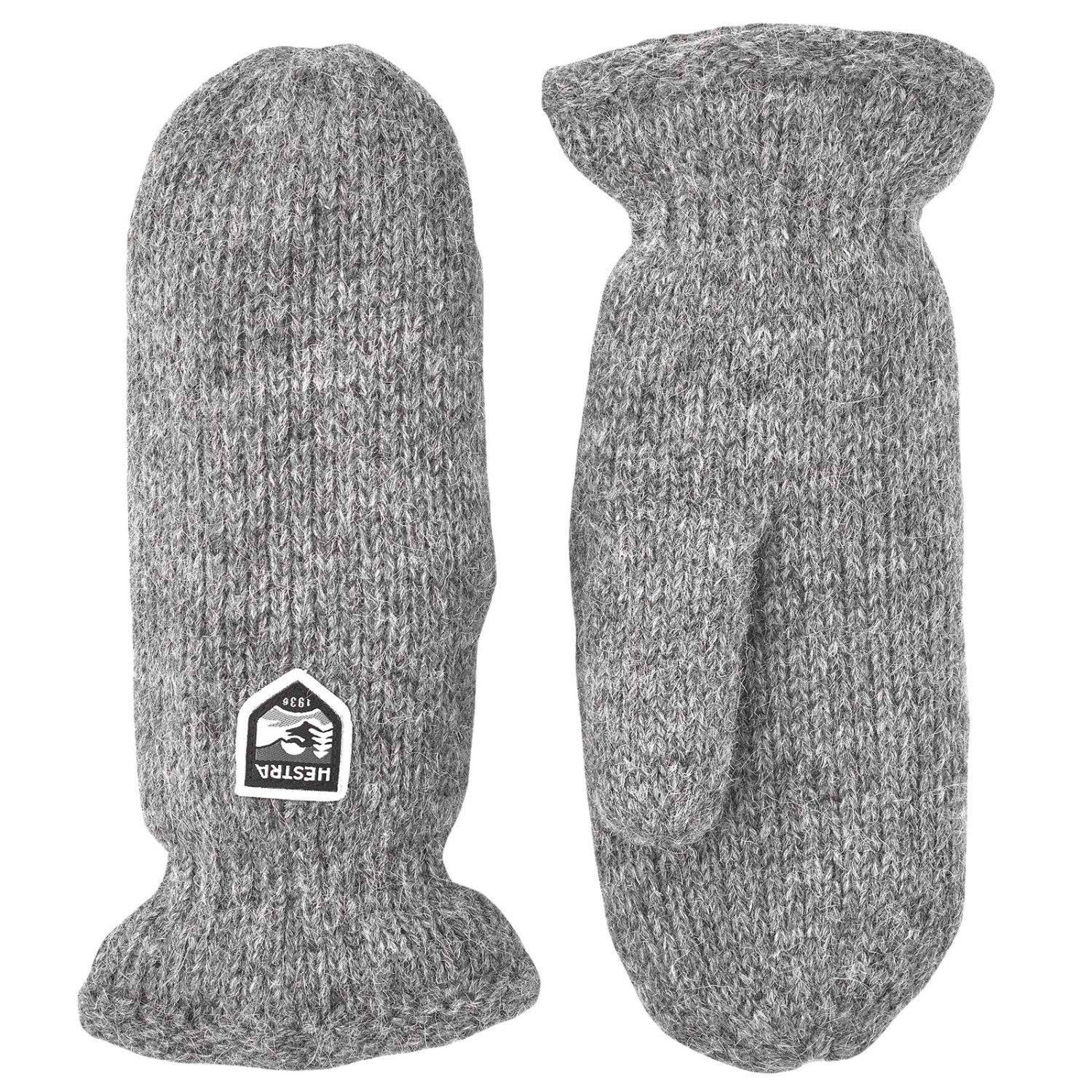 Hestra Basic Wool, luffer, grå billede