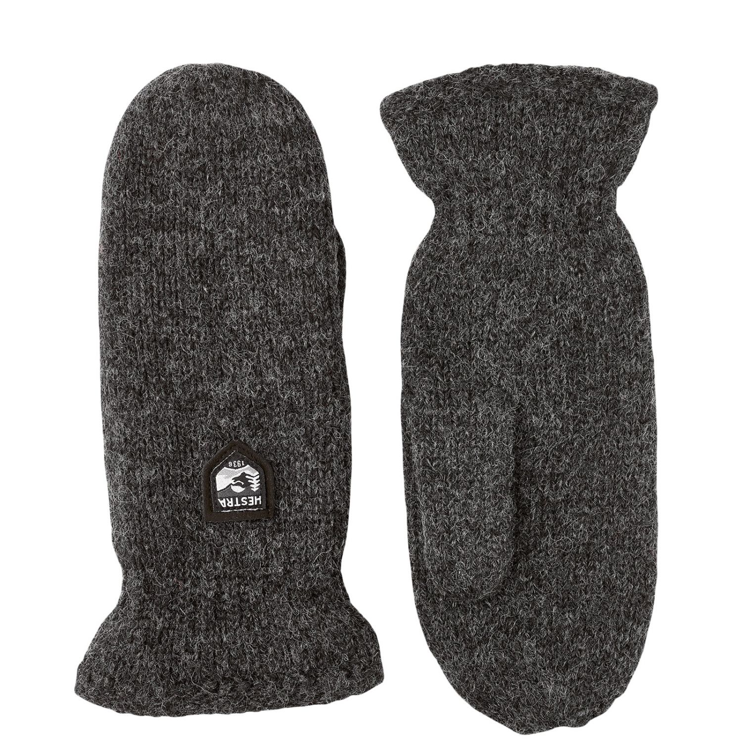 Hestra Basic Wool, luffer, mørkegrå billede