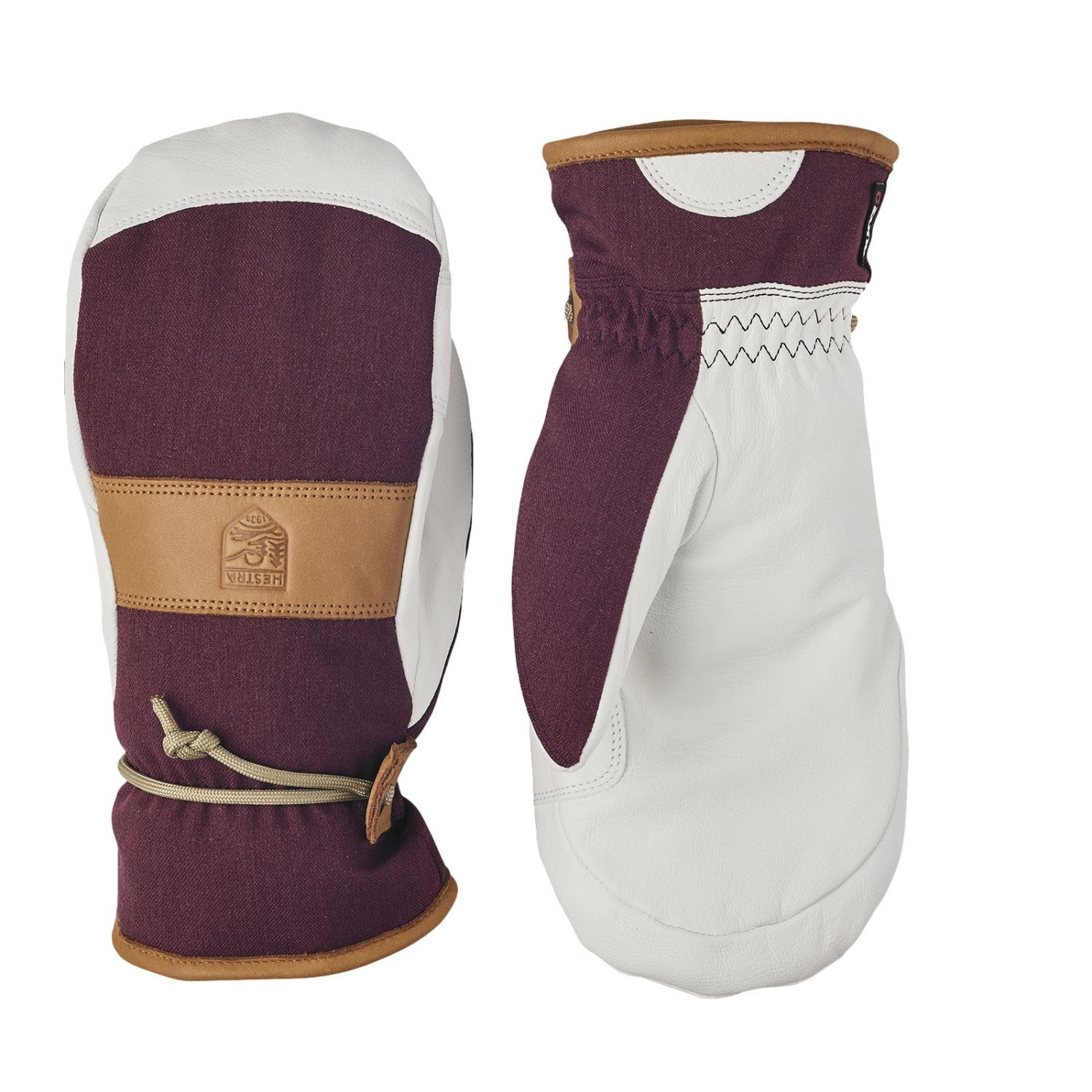Hestra Voss CZone, skiluffer, herre, bordeaux billede