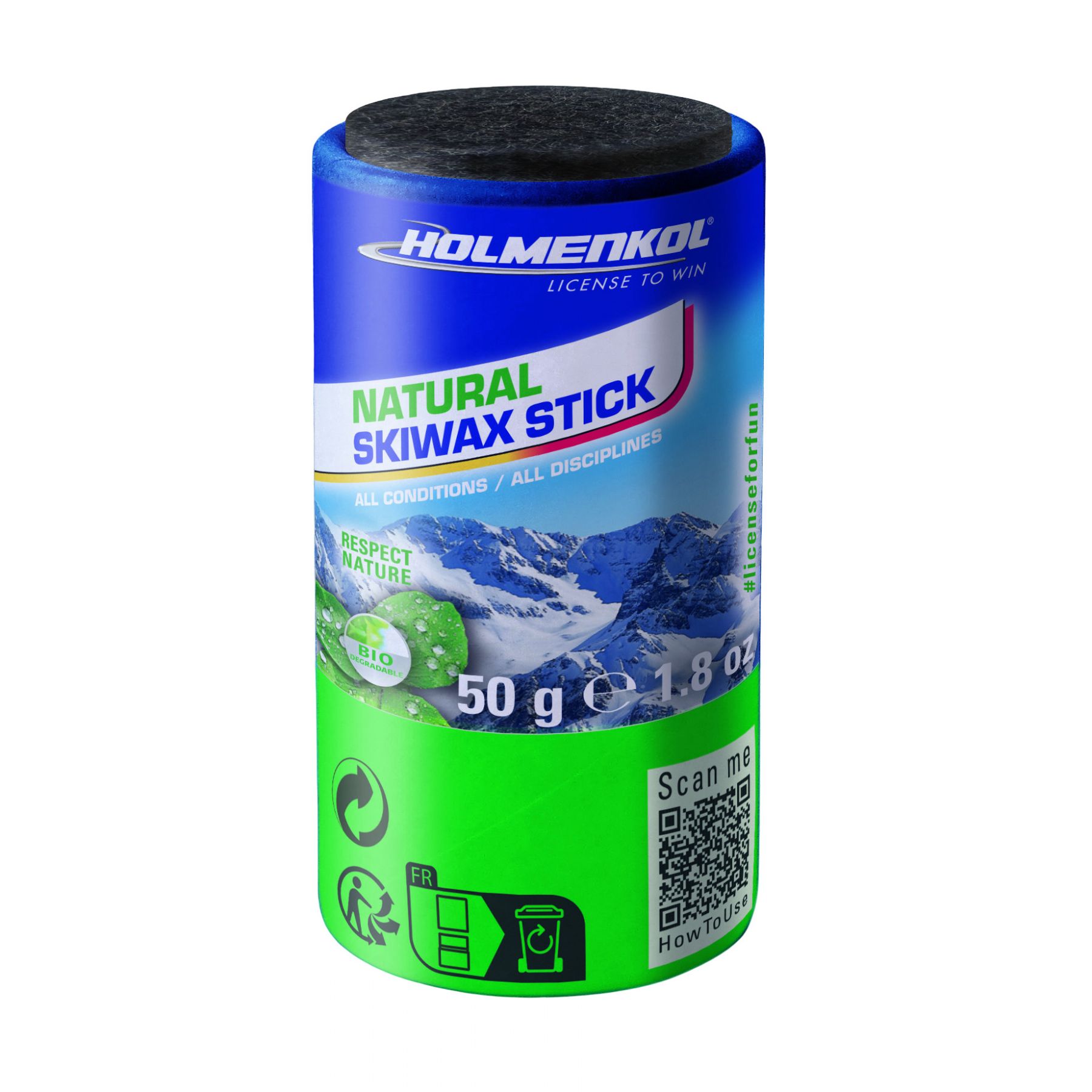 Holmenkol Natural Skiwax Stick, 50g billede