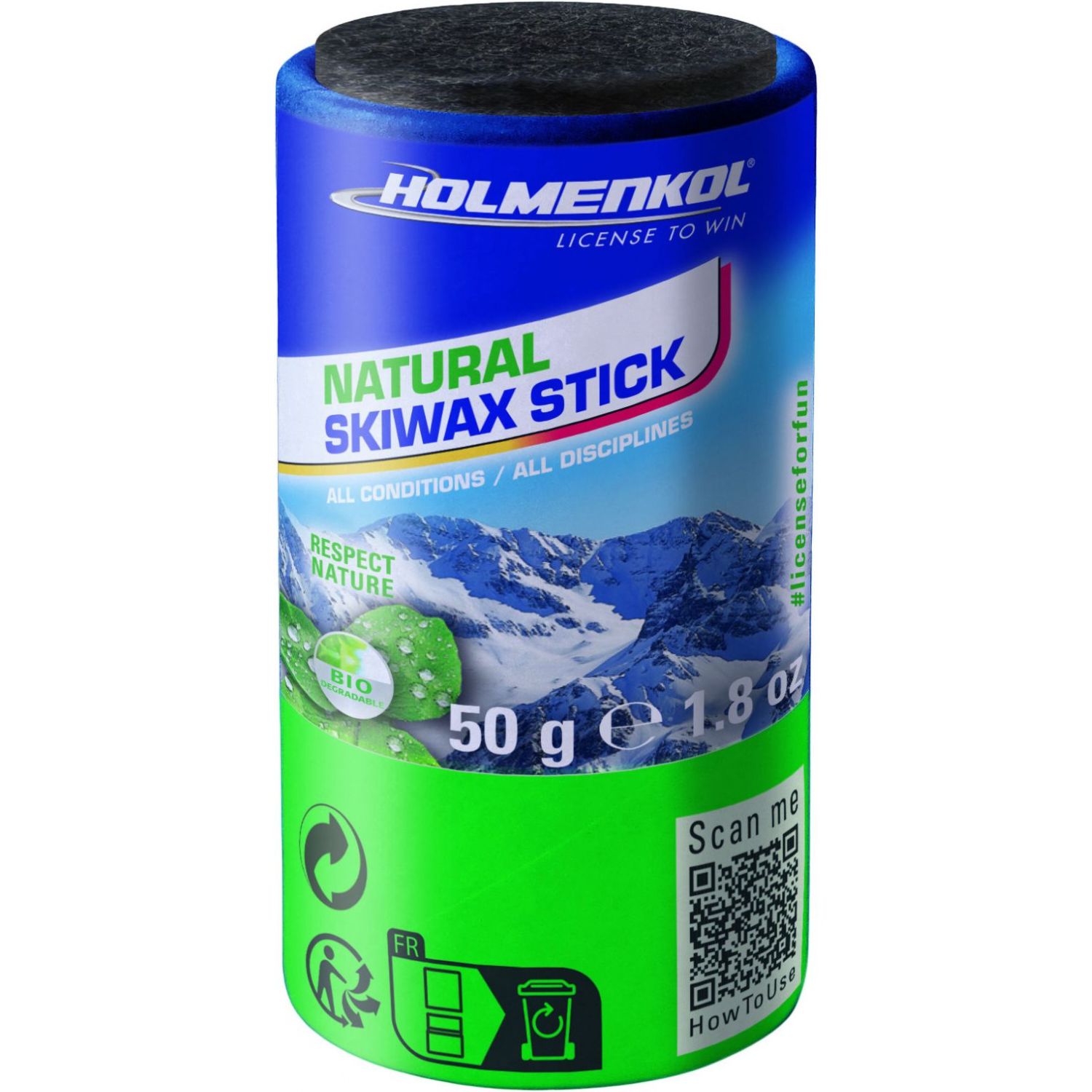 Holmenkol Natural Skiwax Stick, 50g