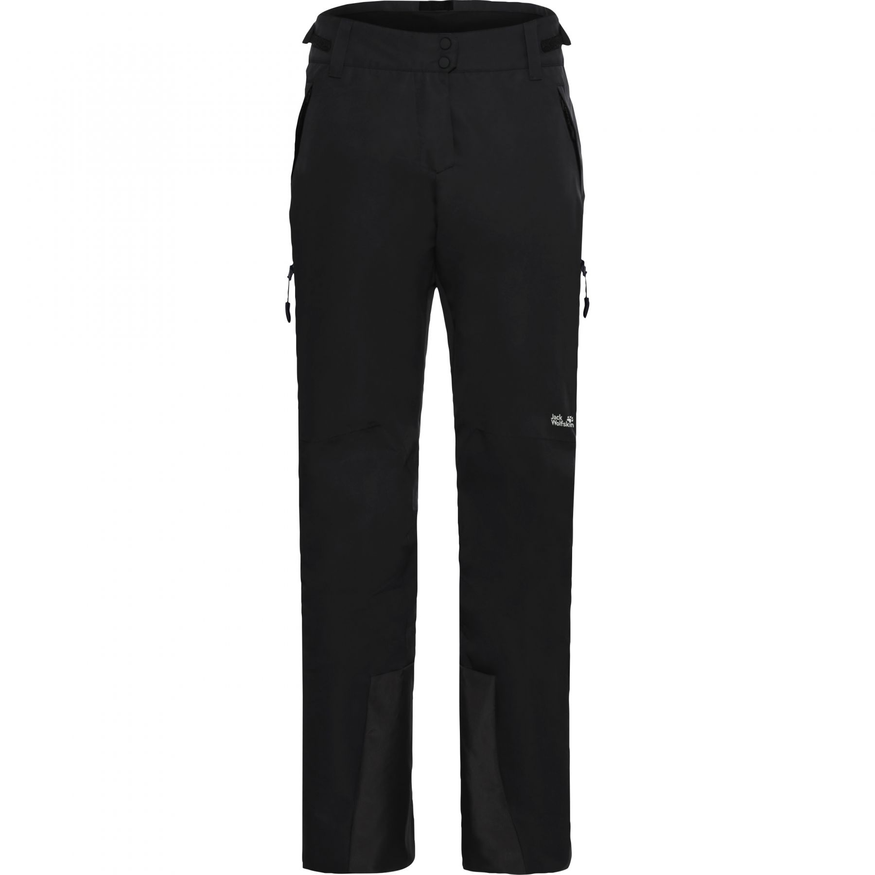 Jack Wolfskin Flowline 2L Ins, skibukser, dame, sort