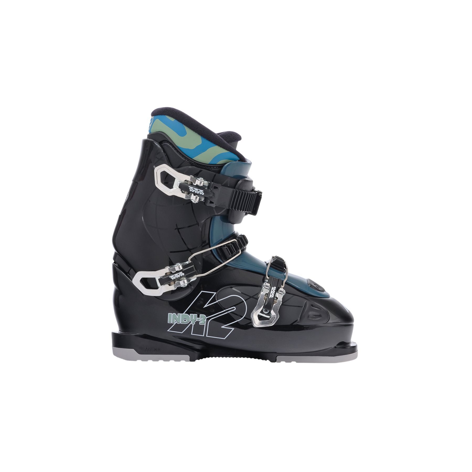 K2 Indy 3, skistøvler, junior, sort