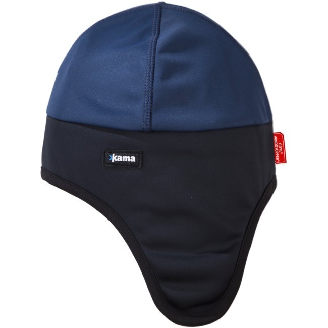 Kama hue med øreklapper, navy