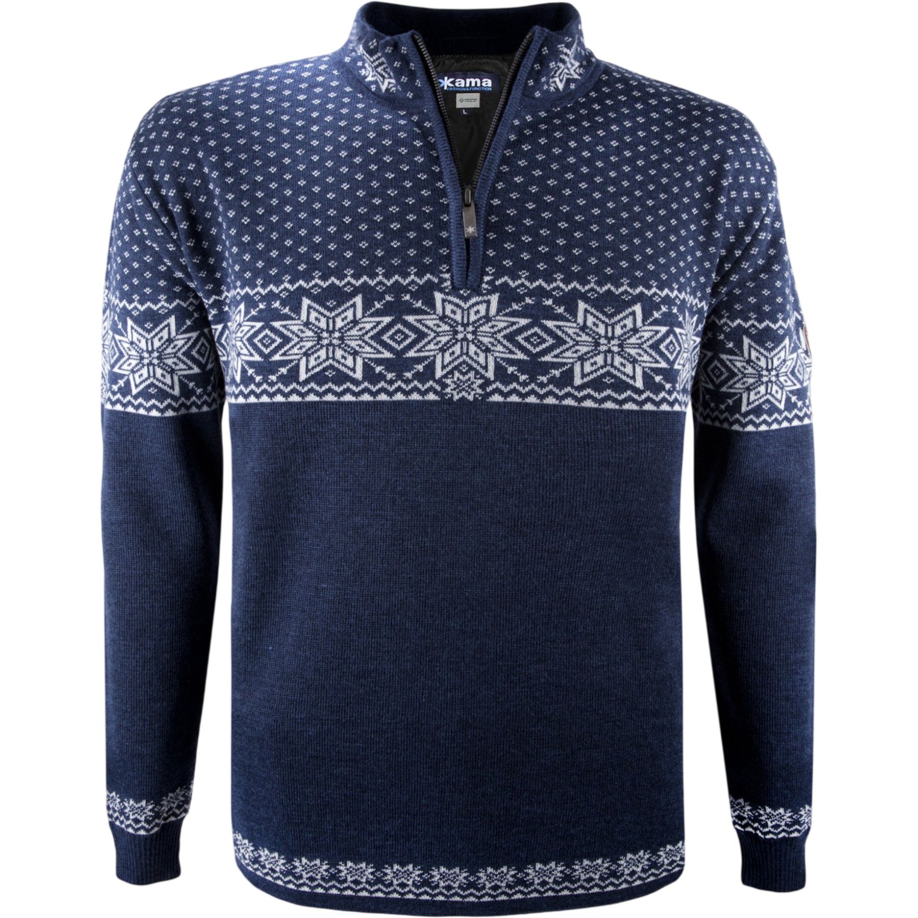 Kama Thor Merino Sweater, herre, navy - Køb til DKK 2.079 - Spar 20%