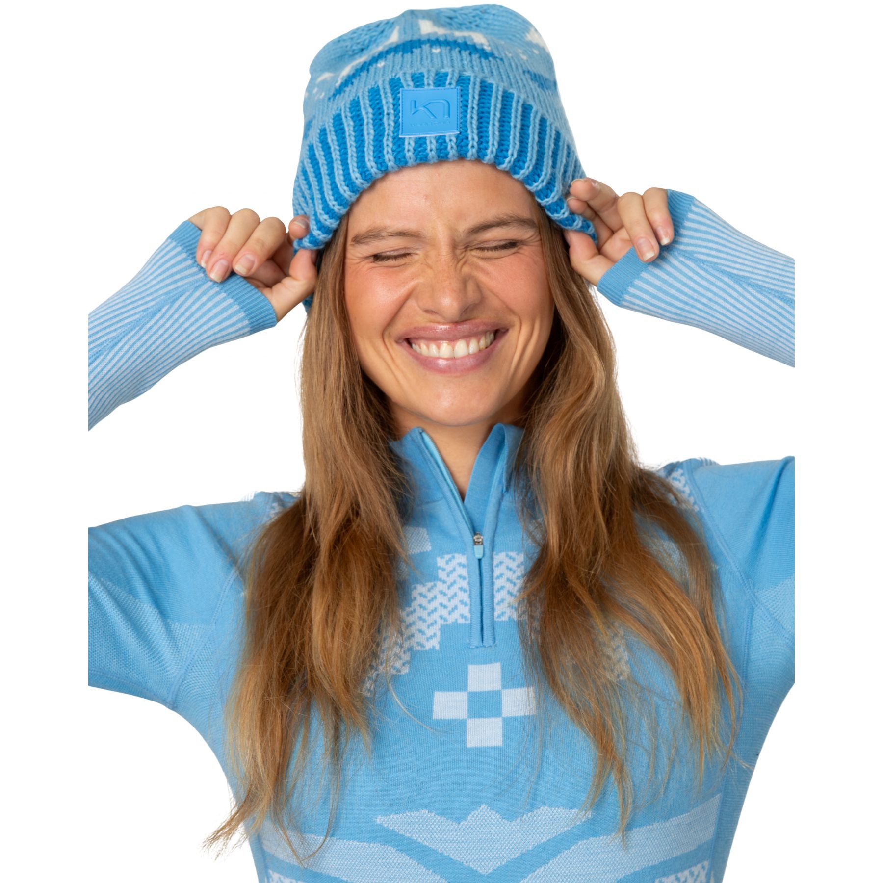 Kari Traa Faith Beanie, hue, dame, blå billede