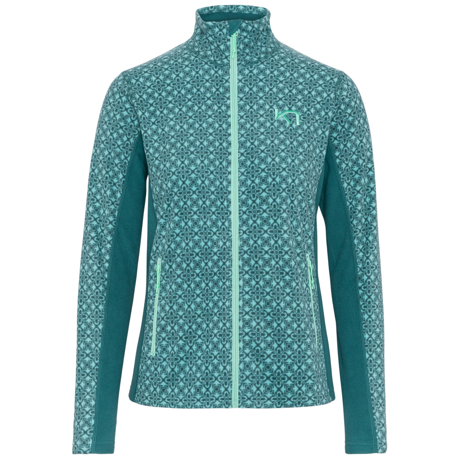 Kari Traa Olga Fleece, fleecejakke, dame, grøn billede