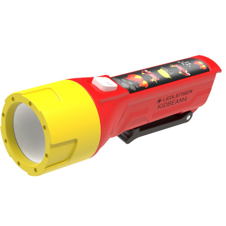 Ledlenser Kidbeam4, lommelygte, junior, rød billede