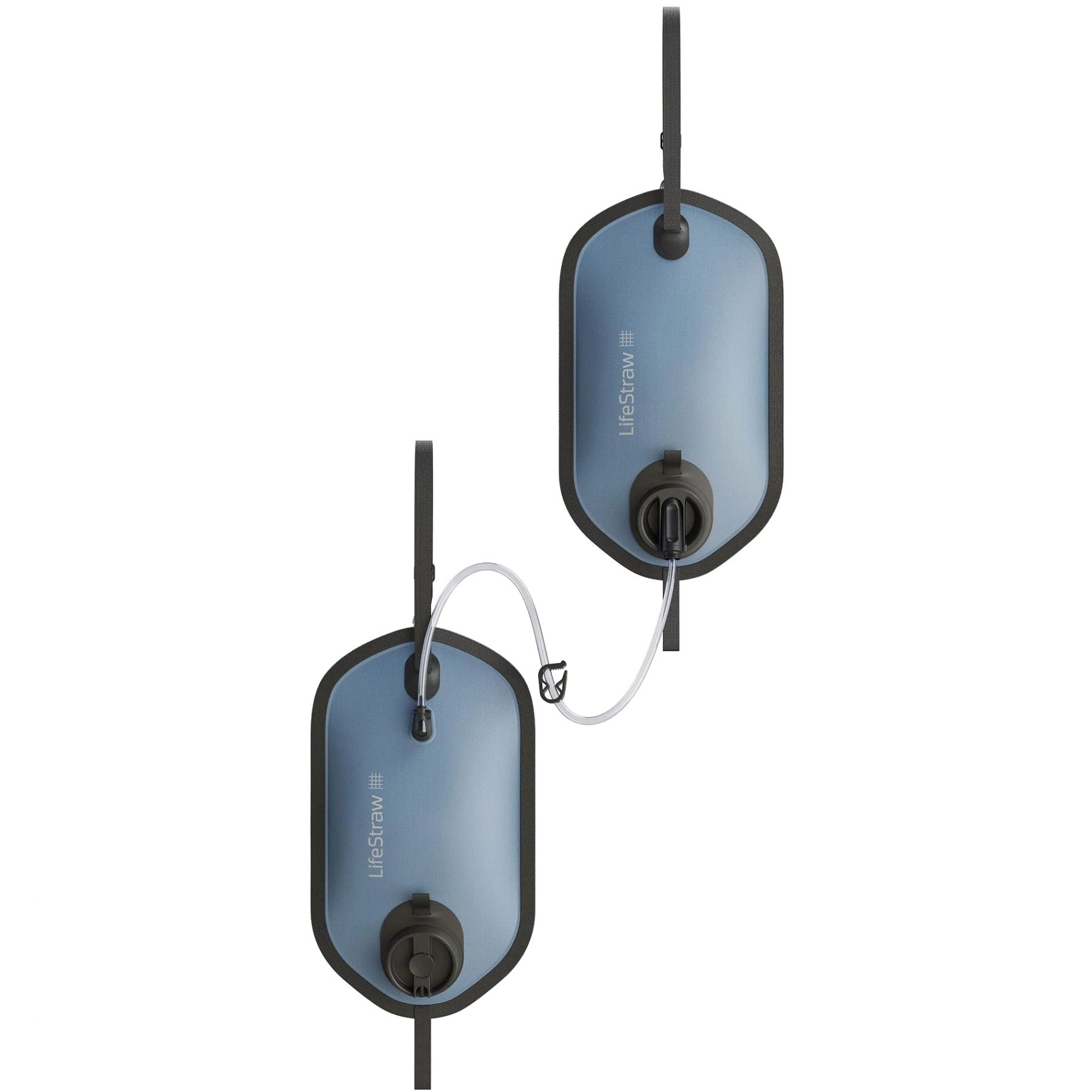 LifeStraw Peak Large Gravity Water Filter, 8L+8L Mørkeblå billede