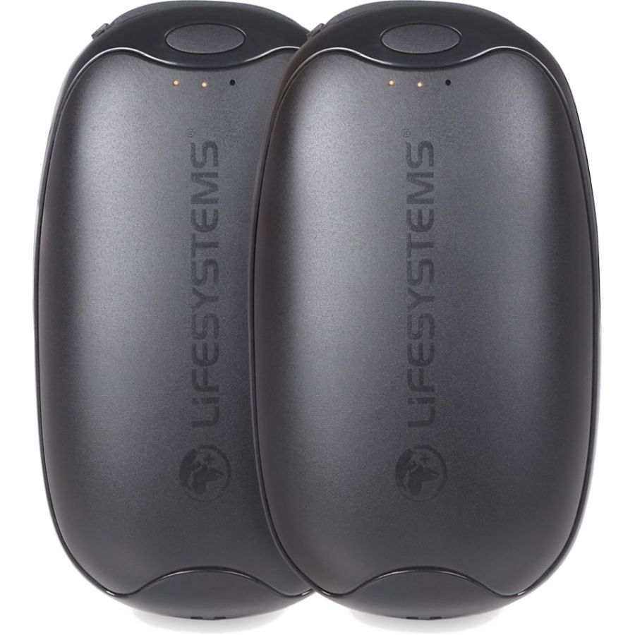 LifeSystems Rechargeable Dual Palm Handwarmers, USB, Genopladelig Håndvarmere
