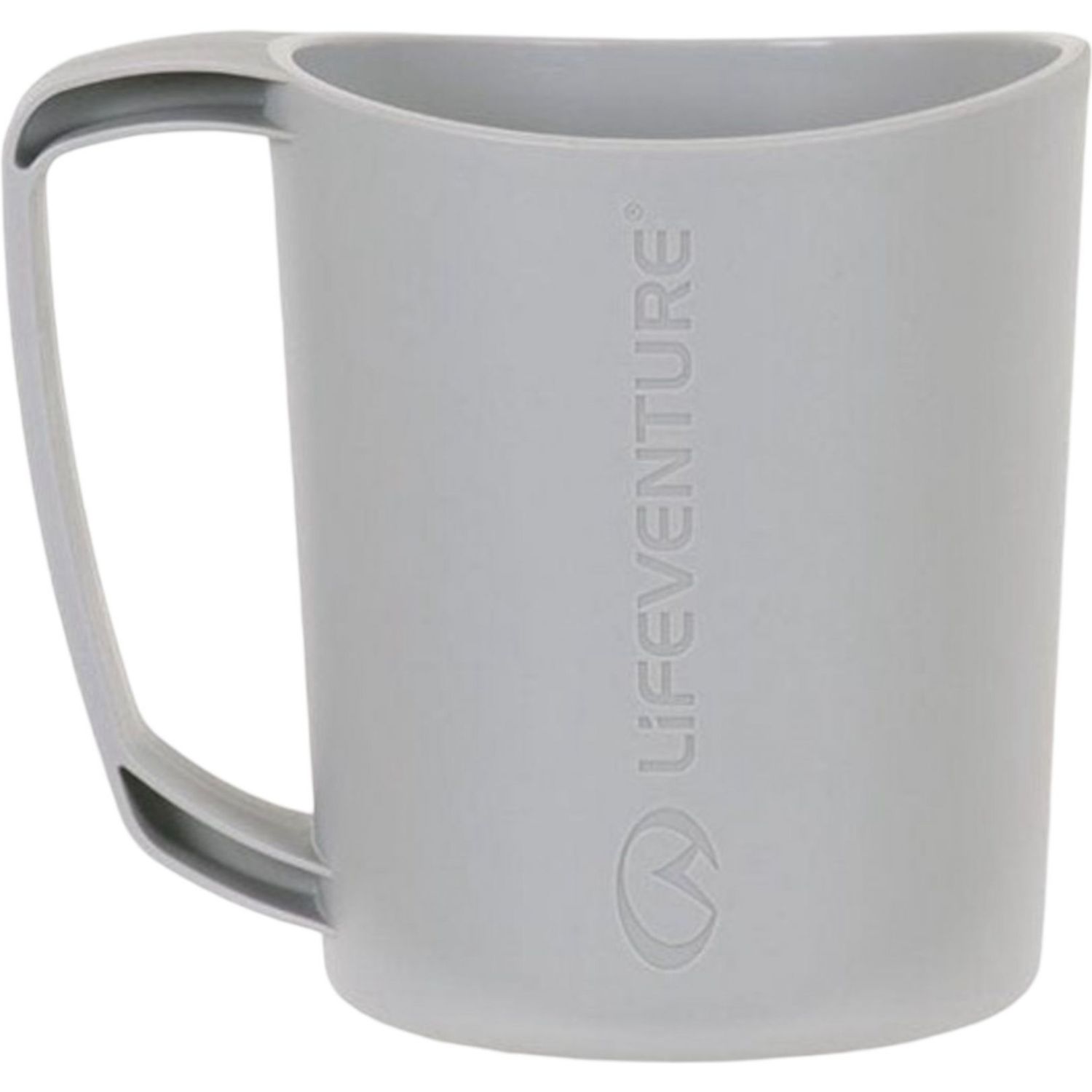 Lifeventure Ellipse Big Mug Campingkrus - Light Grey