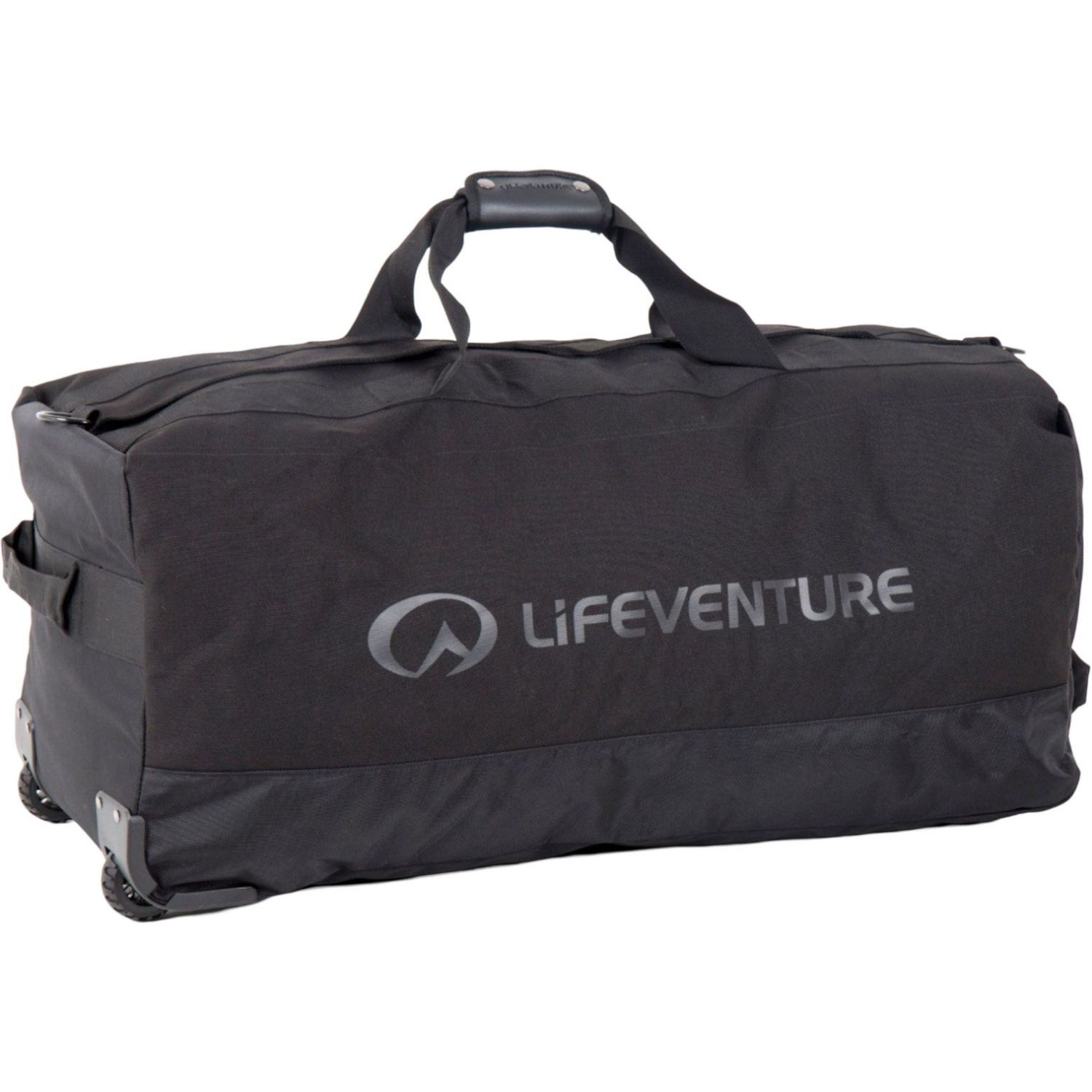Lifeventure Expedition Wheeled Duffle 120L Roll-Base, Black - Udendørsliv fra LifeVenture