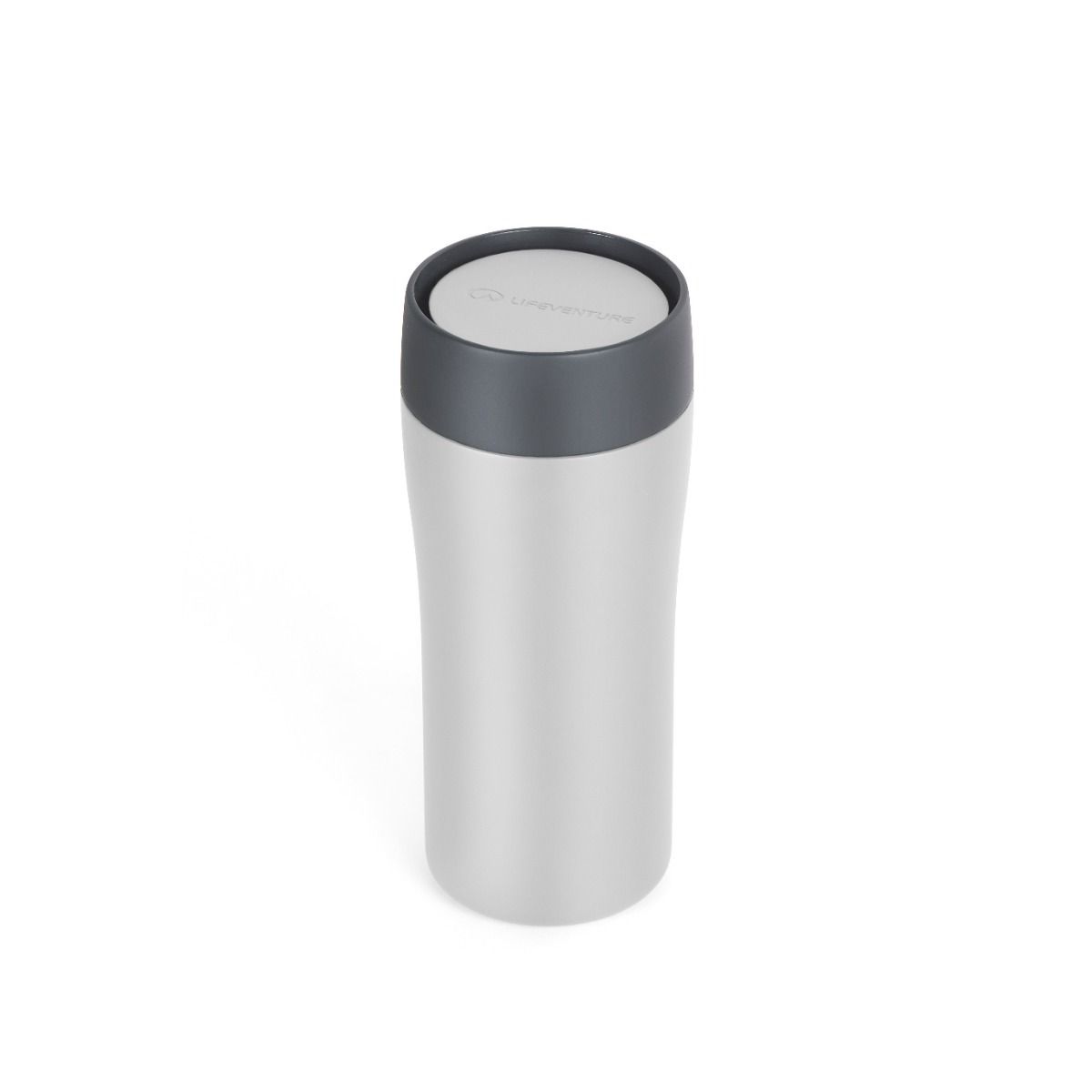 Lifeventure One Touch Thermal Mug, termokrus, 350 ml, lysegr