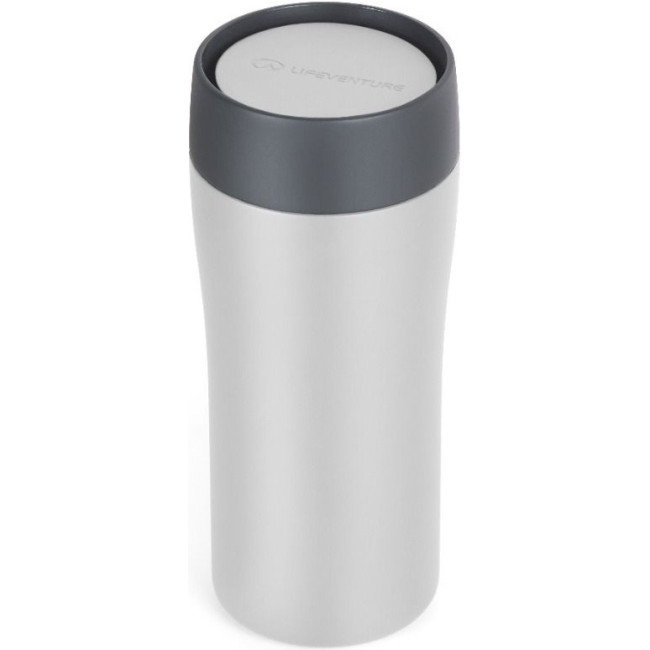 Lifeventure One Touch Thermal Mug - Light Grey 350 ML - Termokrus