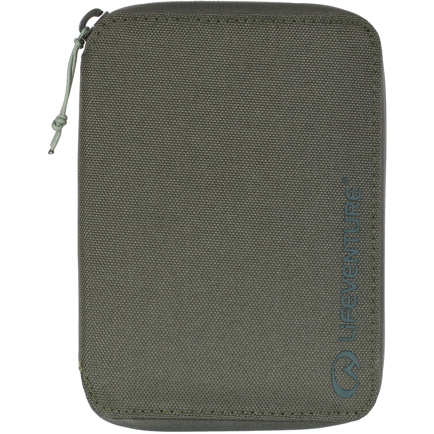 Lifeventure RFID Mini Travel Wallet i genanvendte materialer, olivengrøn billede