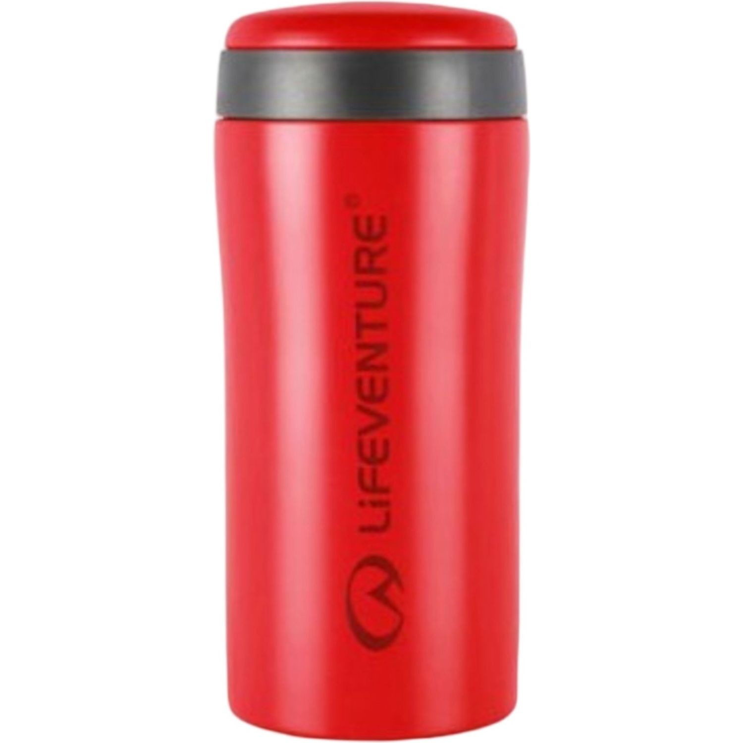 Lifeventure Thermal Mug - 300ml - Matt Red - Str. Stk. - Termoflaske