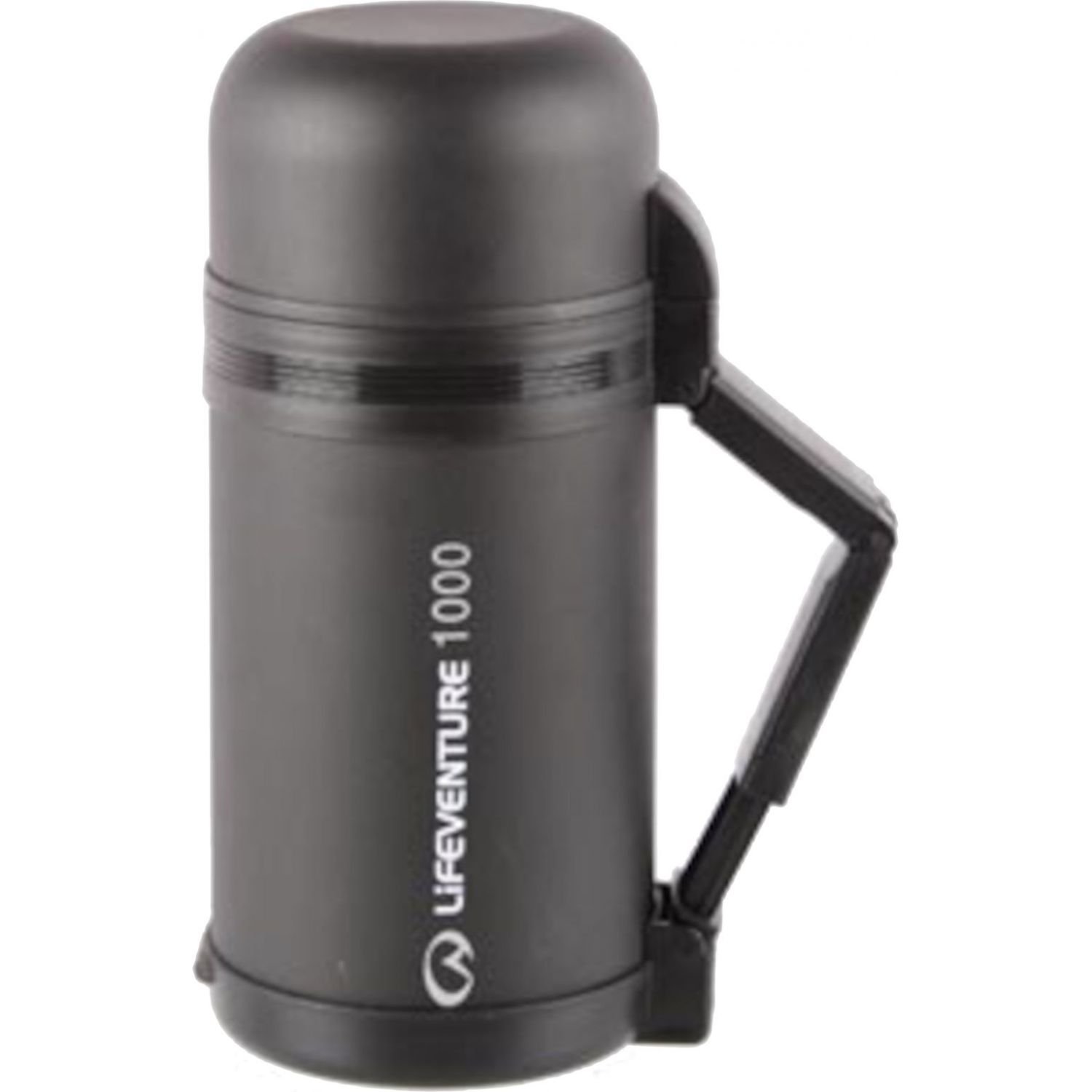 Lifeventure TiV Widemouth Vacuum Flask Dark Grey Termoflaske - 1 L