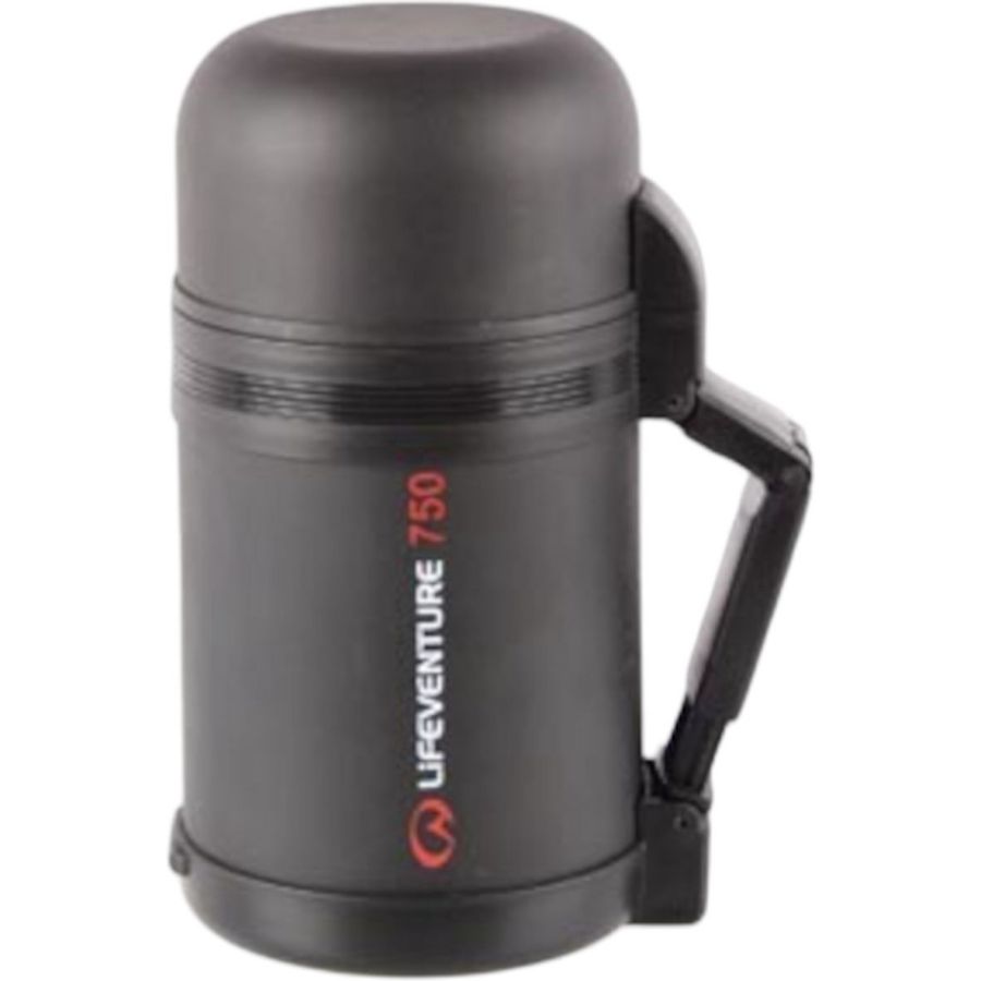 Lifeventure TiV Widemouth Vacuum Flask Dark Grey Termoflaske - 0,8 L