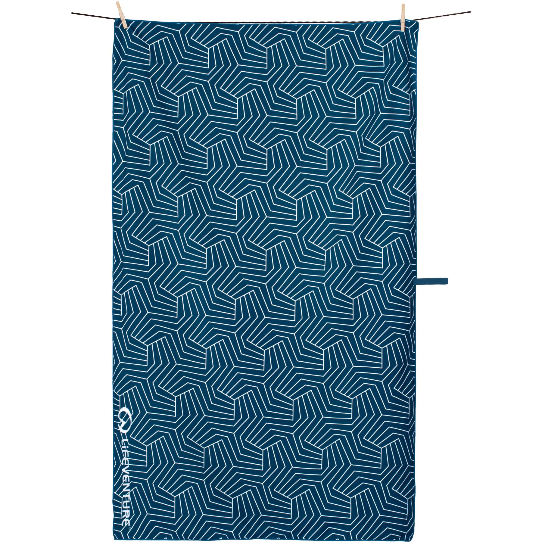 Lifeventure Trek Towel i Genanvendt SoftFibre, geometric billede