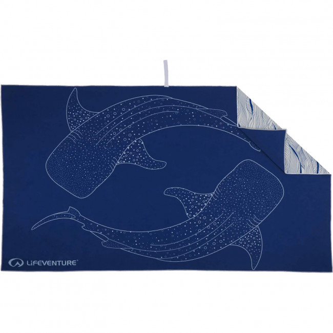 Lifeventure Trek Towel i Genanvendt SoftFibre, Hval billede