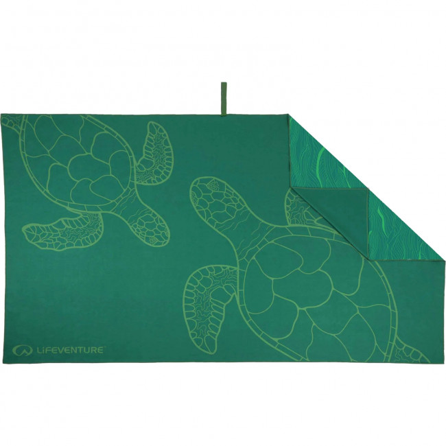 Lifeventure Trek Towel i Genanvendt SoftFibre, Skildpadde billede