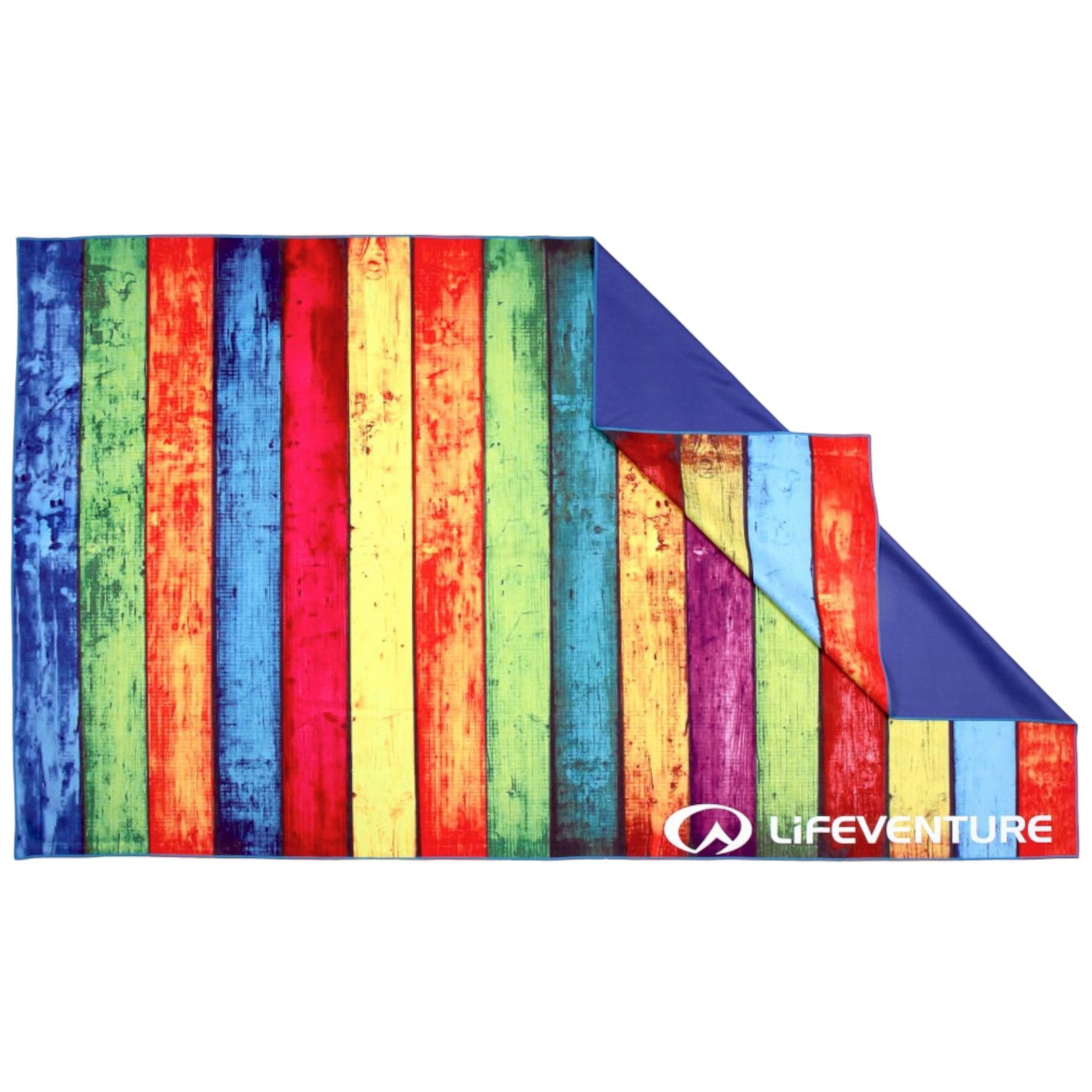 Lifeventure Trek Towel i Genanvendt SoftFibre, Stripes billede