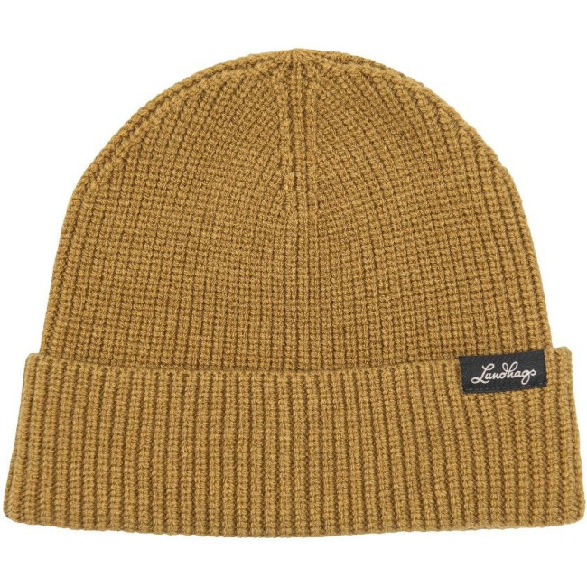 Lundhags Core Ribbed Beanie, hue, hay
