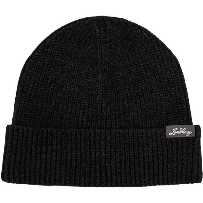 Lundhags Core Ribbed Beanie - BLACK - Str. OS - Hue