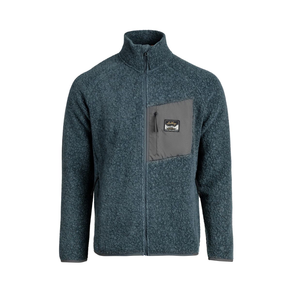 Lundhags Flok Wool MS Pile, mellemlag, blå