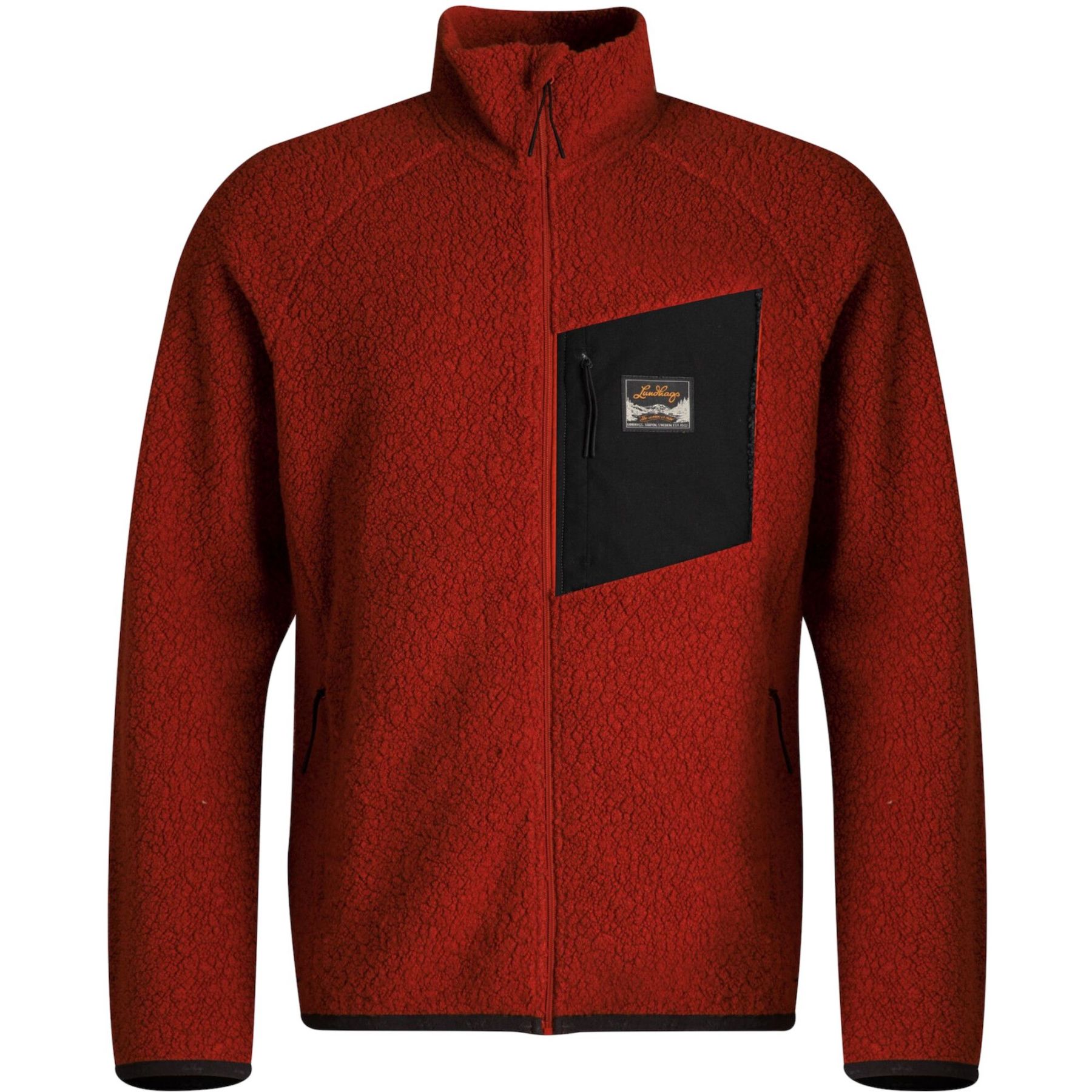 Lundhags Flok Wool Ms Pile, mellemlag, herre, rød billede