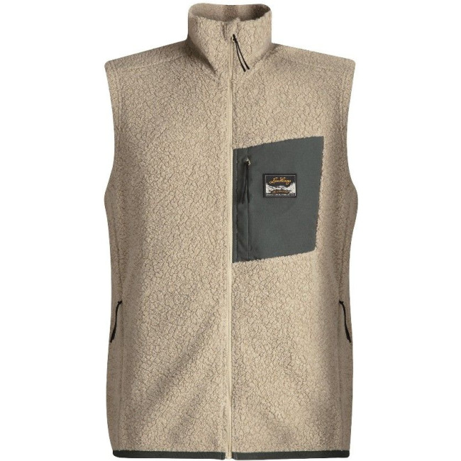 Lundhags Flok Wool MS Pile Vest, mellemlag, beige