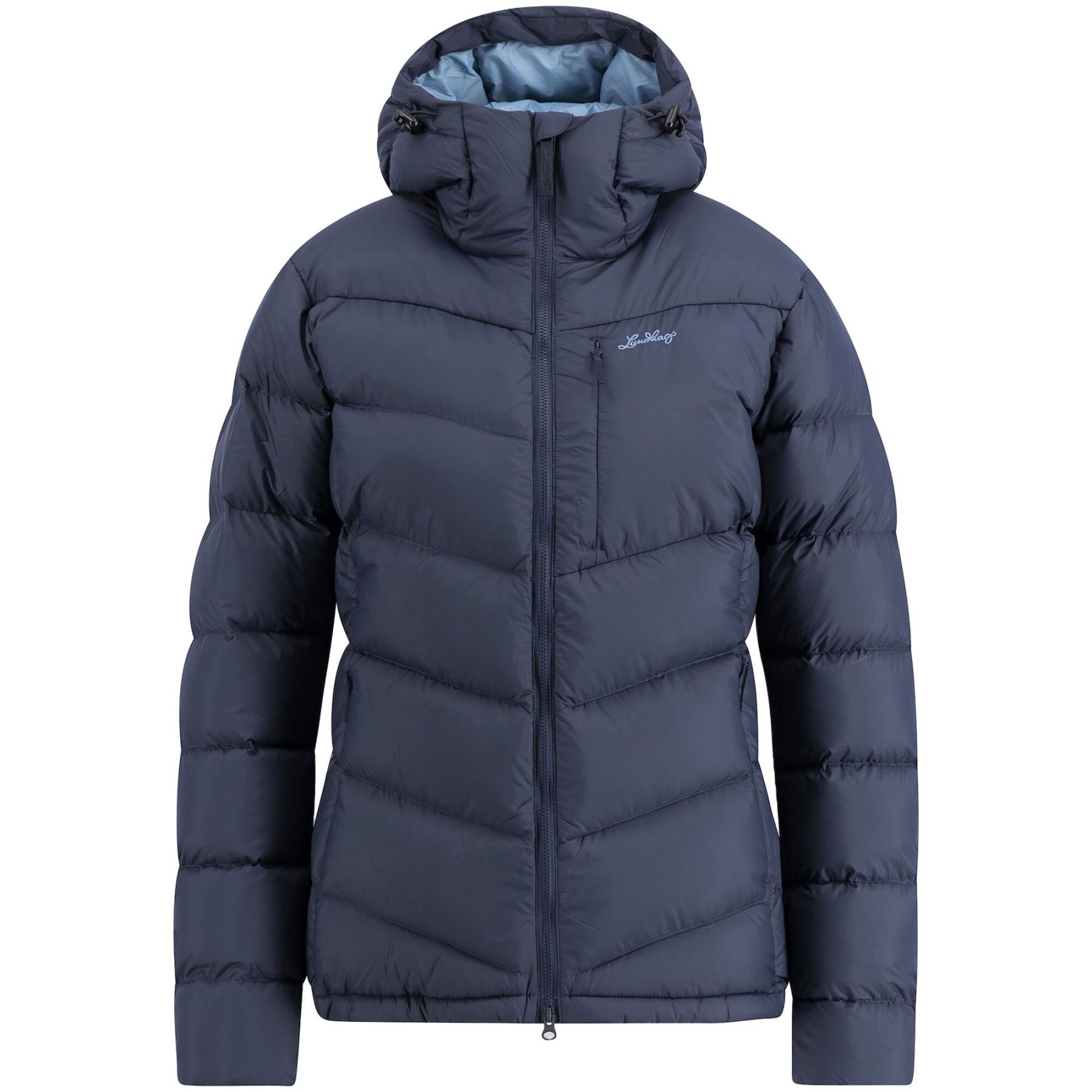 Lundhags Fulu Down Hooded Jacket W, dunjakke, dame, blå