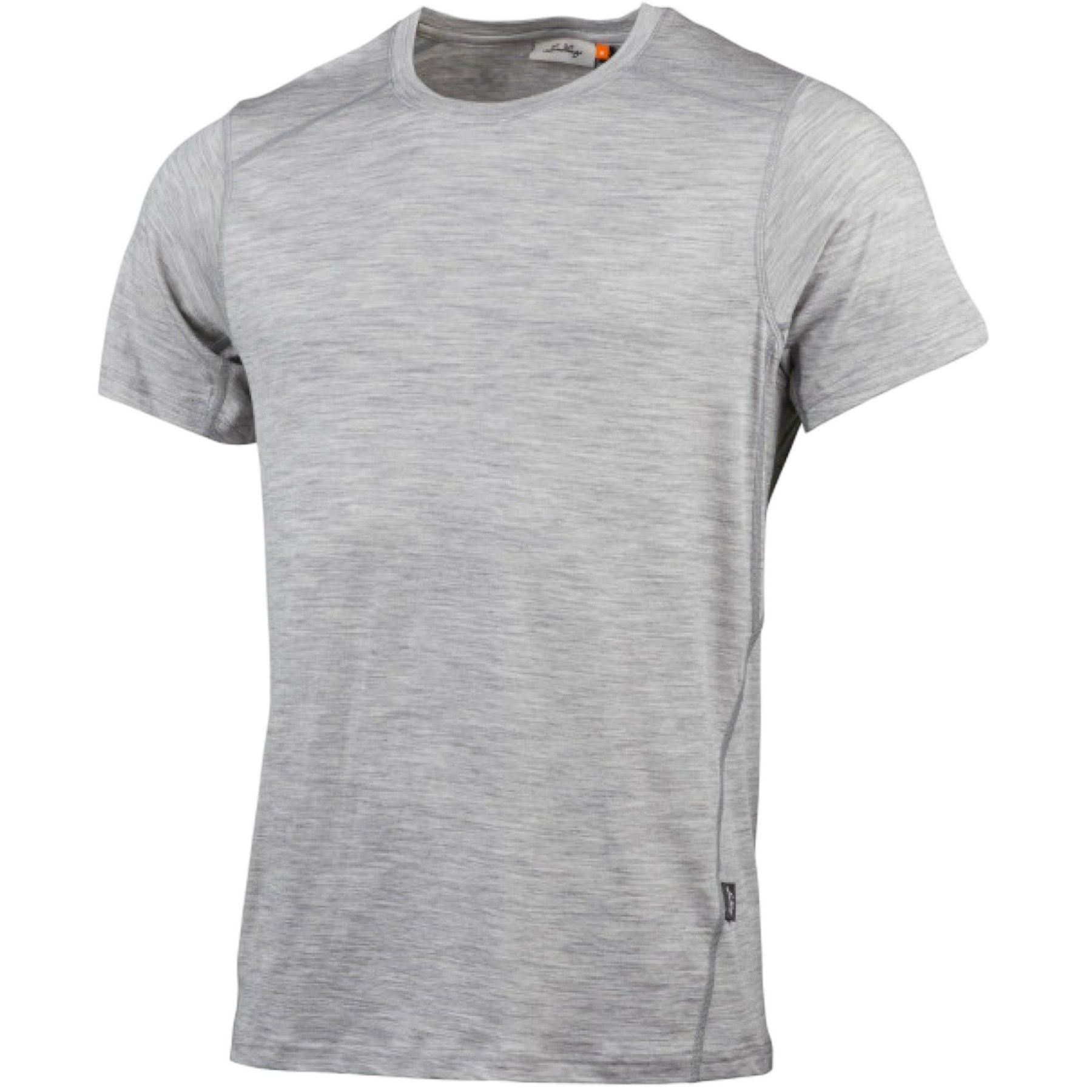 Lundhags Gimmer Merino Lt Ms Tee, mellemlag, herre, grå billede