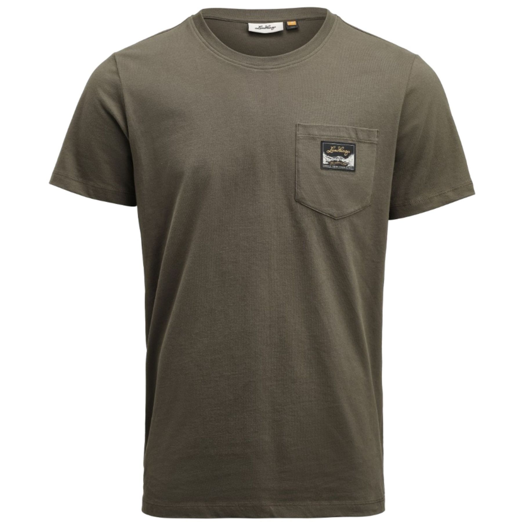 Lundhags Knak Ms Tee, t-shirt, herre, grøn billede