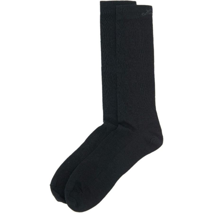 Lundhags Merino Liner Sock High, vandrestrømper, sort