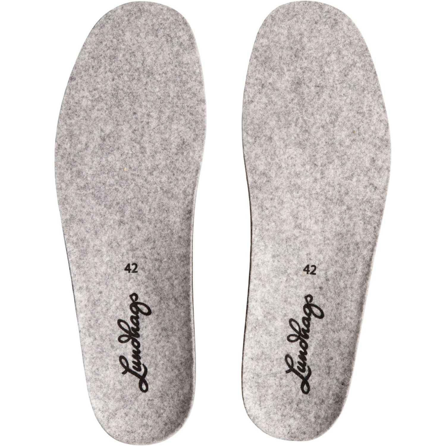 Lundhags Moen Wool Insole - Grey - Str. 48 - Indersål