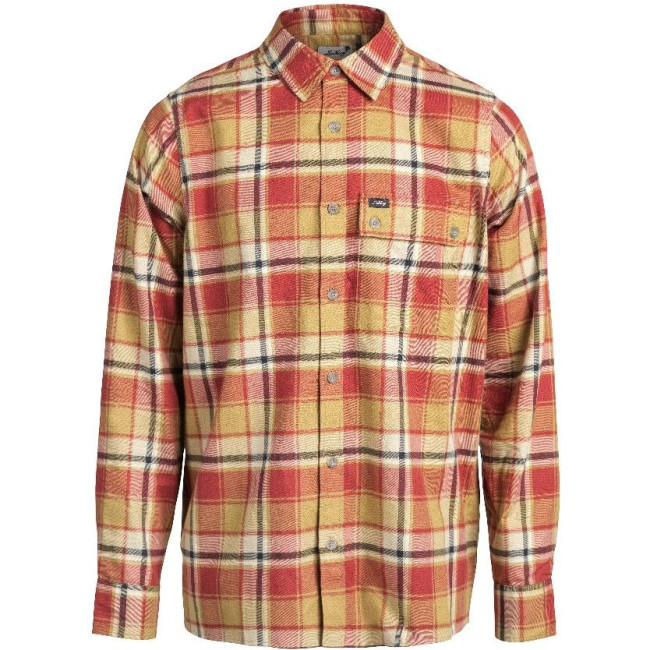 Lundhags Plaid Jarpen Flannel Shirt, skjorte, rosewood