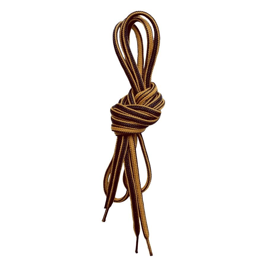 Lundhags Round Shoe Laces 150CM, snørebånd, gul/brun billede