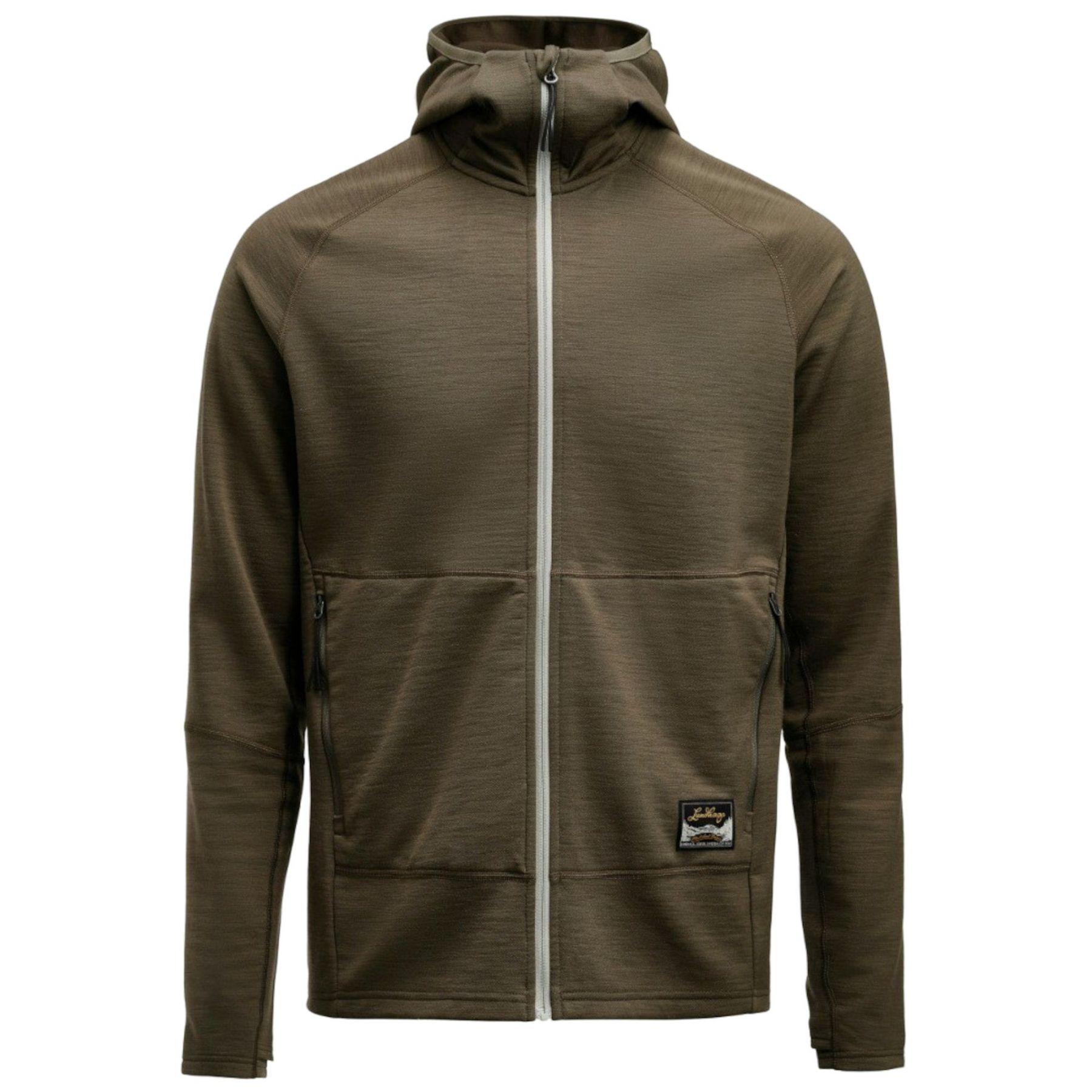 Lundhags Tived Merino Hoodie M, mellemlag, herre, grøn