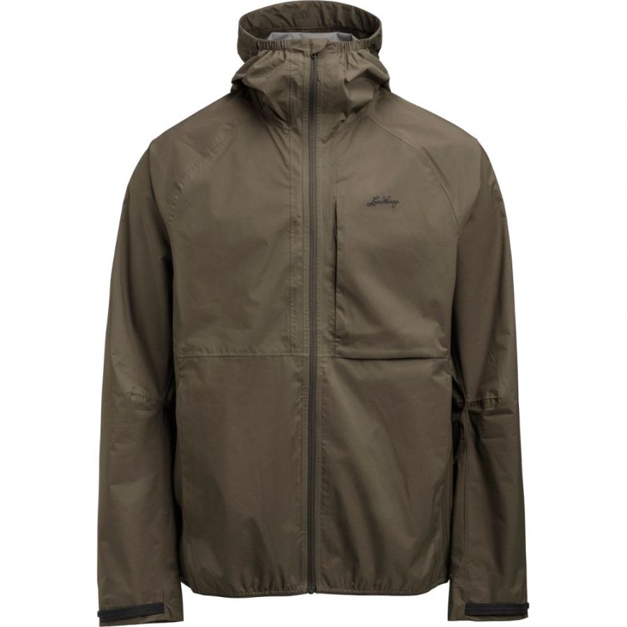 Lundhags Tived Waterproof Jacket M, regnjakke, herre, grøn
