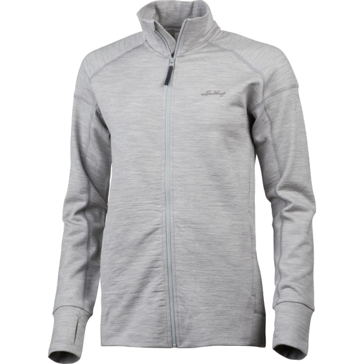 Lundhags Ullto Merino Ws Full Zip, mellemlag, dame, grå billede