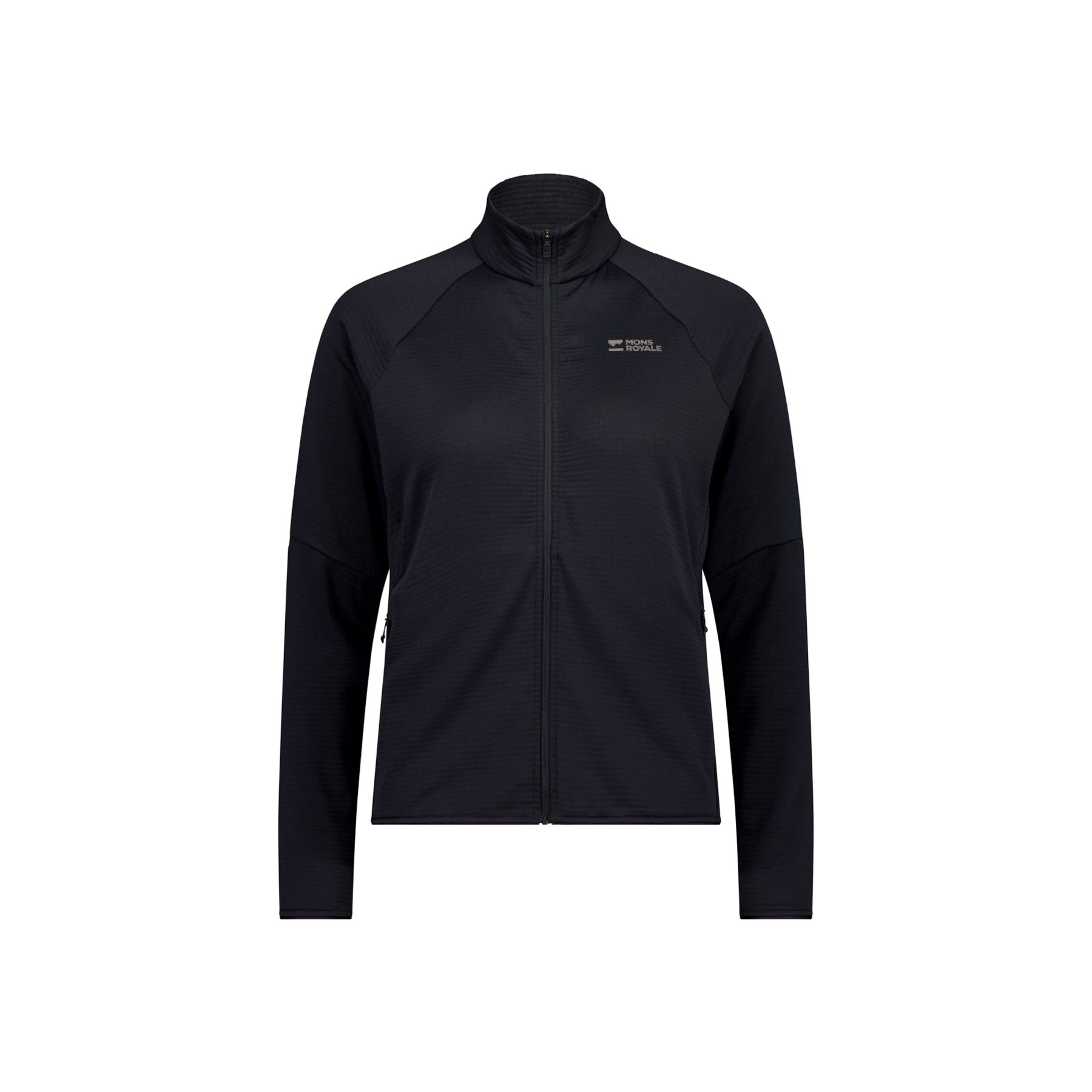 Mons Royale Quad Merino Fleece Jacket, fleecejakke, dame, sort