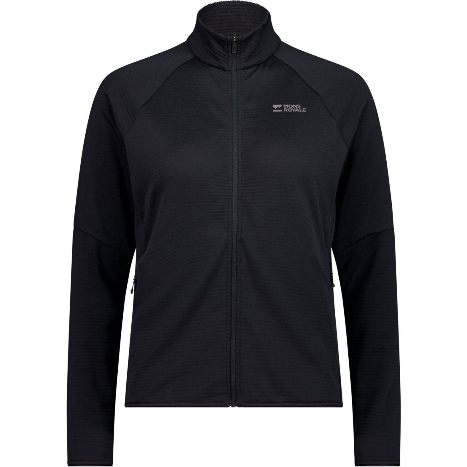 Mons Royale Quad Merino Fleece Jacket, fleecejakke, dame, sort