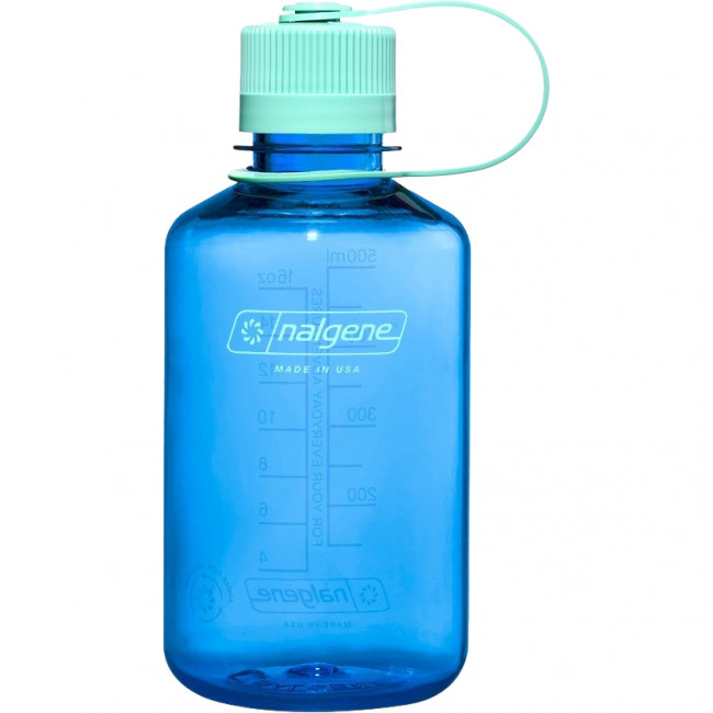 Nalgene narrow mouth sustain, drikkedunk, 500 ml, blå