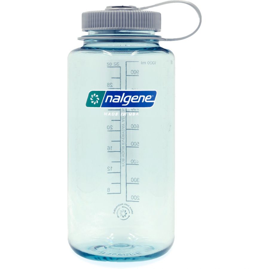 Se Nalgene wide mouth sustain, drikkedunk, 1000 ml, transparent hos Skisport.dk