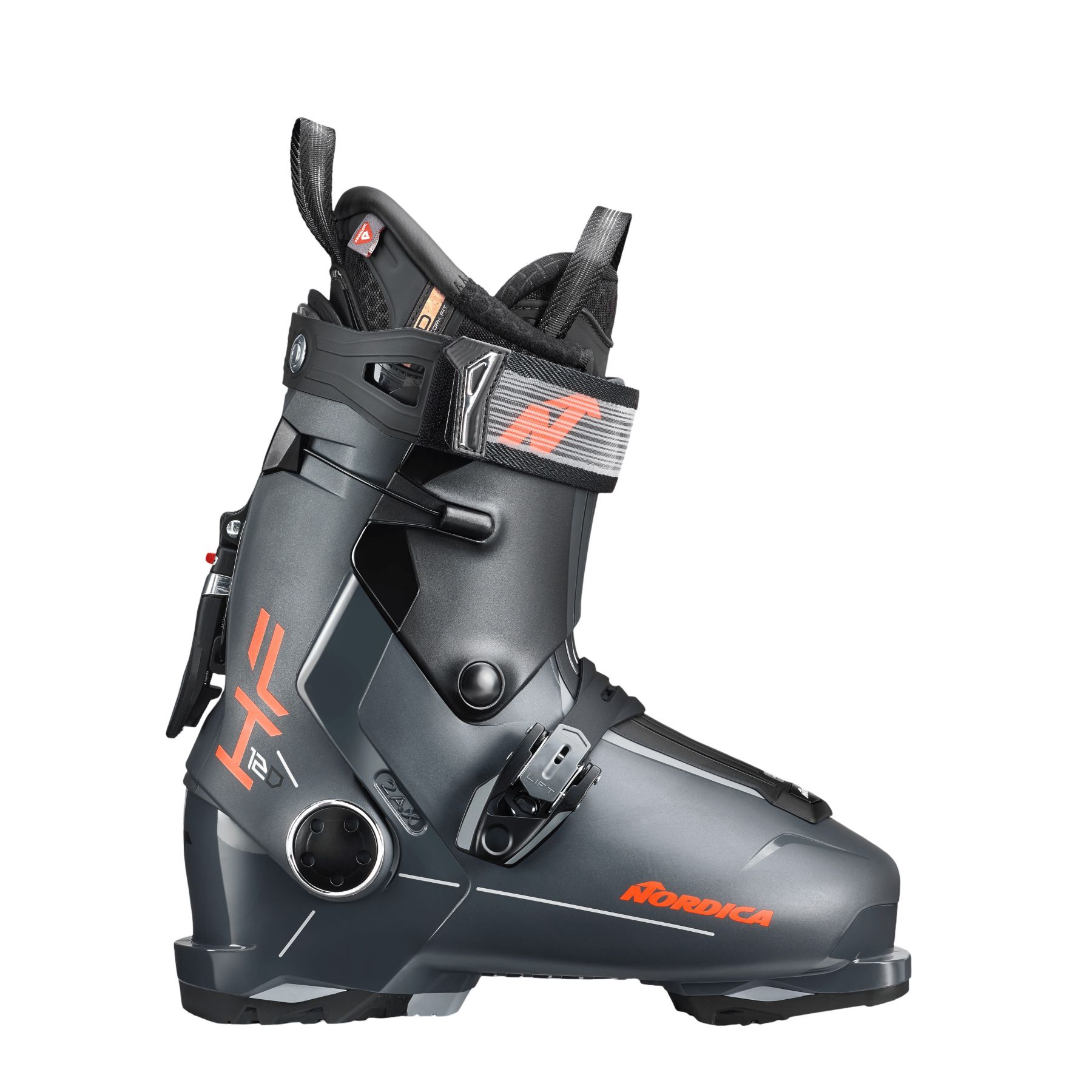 Nordica HF 120, skistøvler, herre, grå/sort billede